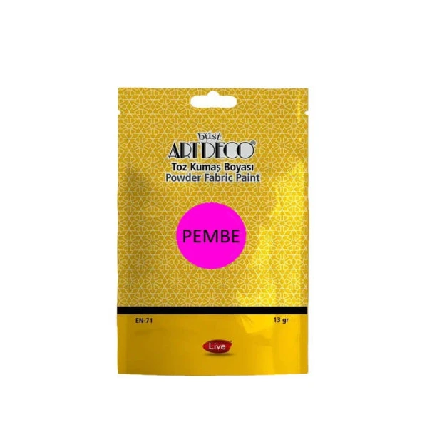 Artdeco Toz Kumaş Boyası 13 gr Pembe 1127 ürün görseli 1
