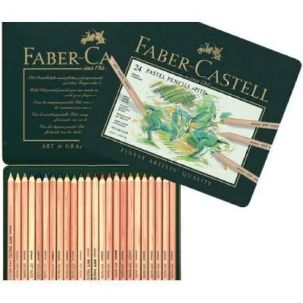 Faber Castell Pitt Pastel Boya Kalemi 24 Renk ürün görseli 1