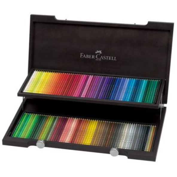 Faber Castell Albrecht Dürer Aquarel Boya 120 Renk Yeni Ahşap Kutu ürün görseli 1