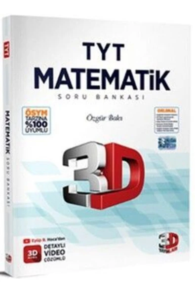 3d Tyt Matematik Soru Bankası 2023 Model Hologramlı Baskı ürün görseli 1