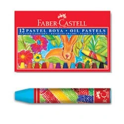 Faber Castell Pastel Boya 12 Renk Karton Kutu ürün görseli 1