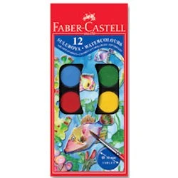 Faber Castell Sulu Boya 12 Renk Büyük Tablet ürün görseli 1
