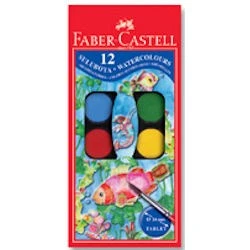 Faber Castell Sulu Boya 12 Renk Küçük Tablet ürün görseli 1
