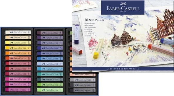 Faber Castell Creative Studio Toz (Soft) Pastel Boya 36 Renk ürün görseli 1