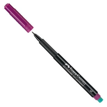 Faber Castell Multimark 1523 Permanent Asetat Kalemi 0.4 mm (S) MOR ürün görseli 1