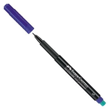 Faber Castell Multimark 1523 Permanent Asetat Kalemi 0.4 mm (S) MAVİ ürün görseli 1