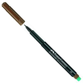 Faber Castell Multimark 1523 Permanent Asetat Kalemi 0.4 mm (S) KAHVERENGİ ürün görseli 1