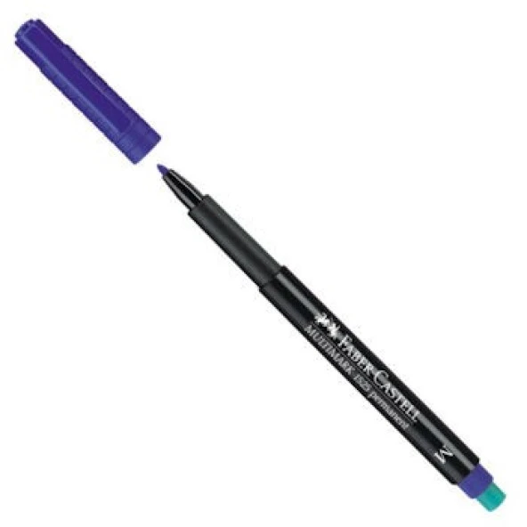 Faber Castell Multimark 1525 Permanent Asetat Kalemi 1.0 mm (M) MAVİ ürün görseli 1