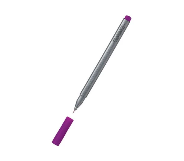 Faber Castell Grip Finepen İnce Uçlu Kalem 0.4 mm Açık Mor ürün görseli 1
