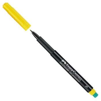 Faber Castell Multimark 1523 Permanent Asetat Kalemi 0.4 mm (S) SARI ürün görseli 1