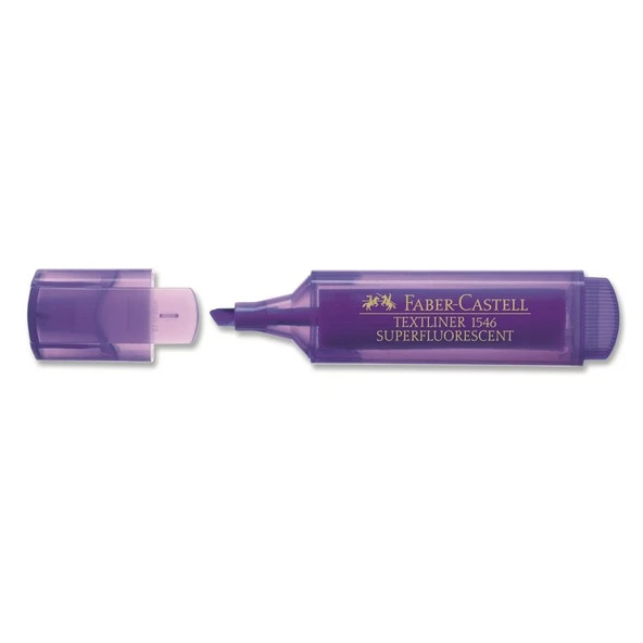 Faber Castell Textliner 1546 Fosforlu Kalem Mor ürün görseli 1