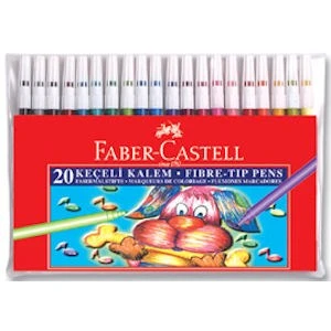 Faber Castell Keçeli Kalem 20 Renk ürün görseli 1