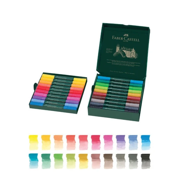 Faber Castell Albrecht Dürer Suluboya Markör 20 Renk ürün görseli 1
