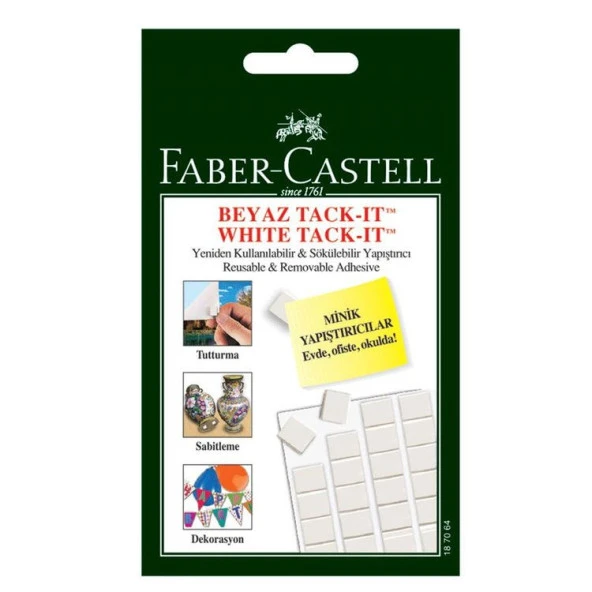 Faber Castell Tack-It Hamur Yapıştırıcı 50 gr. Beyaz ürün görseli 1