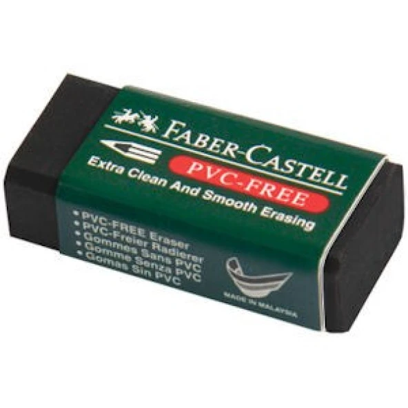 Faber Castell Siyah Silgi Küçük Boy ürün görseli 1