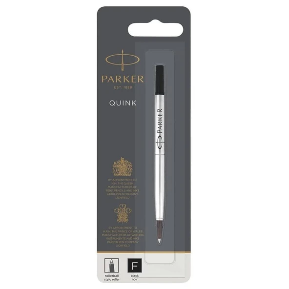 Parker Roller Kalem Refill F uç Siyah ürün görseli 1