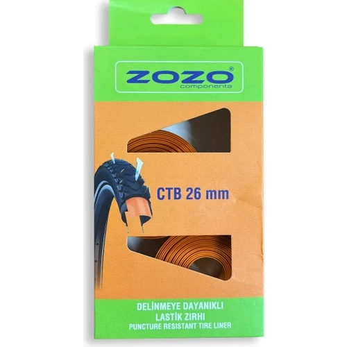 Zozo Ctb 26MM Delinmeye Dayanıklı Şehir Bisiklet Lastik Zırhı ürün görseli 1