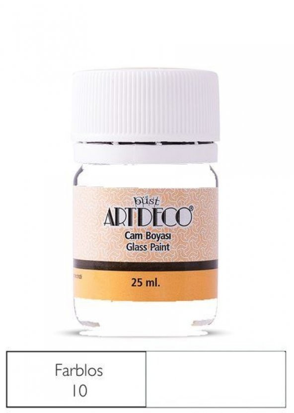 Artdeco Cam Vitray Boyası 25 ml. 10 FARBLOS (İNCELTİCİ) ürün görseli 1