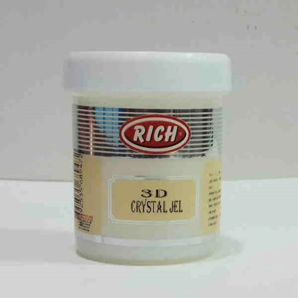 Rich 3D Kristal Jel (Şeffaf Rölyef Pasta) 150 cc. ürün görseli 1