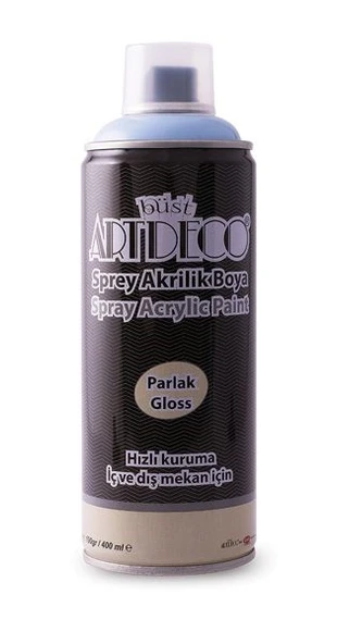 Artdeco Akrilik Sprey Boya 400 ml. BEBEK MAVİ ürün görseli 1