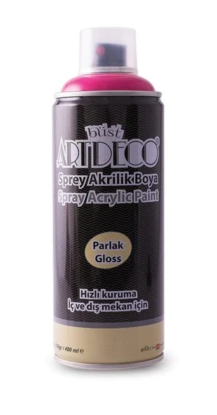 Artdeco Akrilik Sprey Boya 400 ml. FUŞYA ürün görseli 1