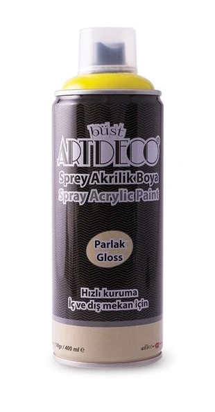 Artdeco Akrilik Sprey Boya 400 ml. SARI ürün görseli 1