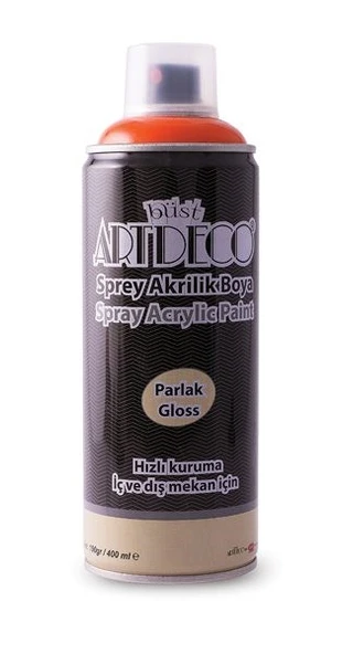Artdeco Akrilik Sprey Boya 400 ml. TURUNCU ürün görseli 1