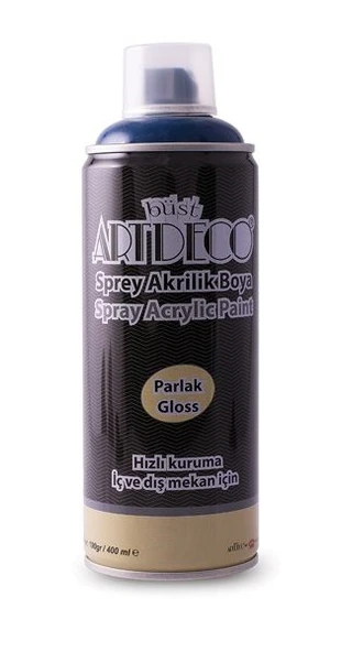 Artdeco Akrilik Sprey Boya 400 ml. LACİVERT ürün görseli 1