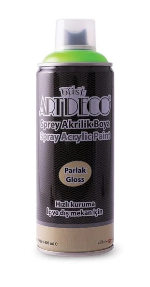 Artdeco Akrilik Sprey Boya 400 ml. NEON TURUNCU ürün görseli 1
