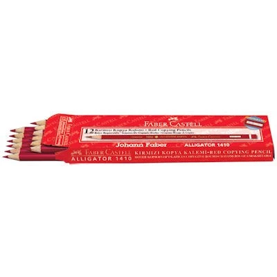 Faber Castell Kırmızı Kopya Kalemi 12 Adet ürün görseli 1