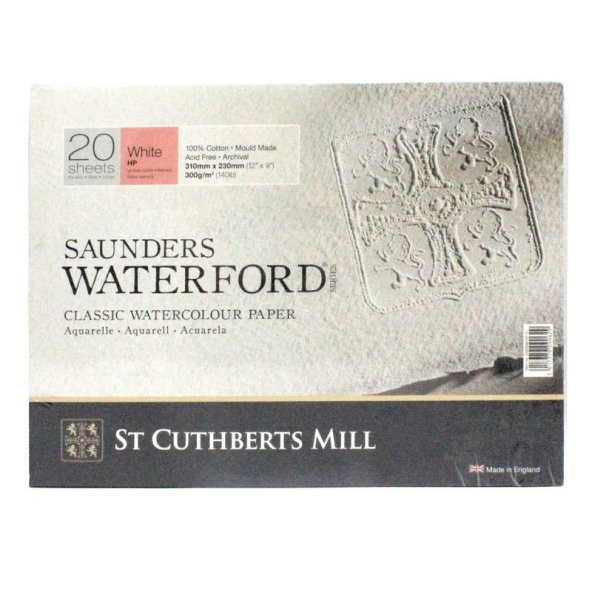 Saunders Waterford Suluboya Blok Hot Pres 300 gr 310x230mm 20 yp ürün görseli 1