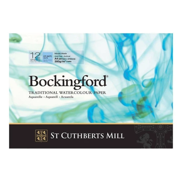 Bockingford Suluboya Blok Cold Pres 300 gr 297x210mm (A4) 12 yp ürün görseli 1