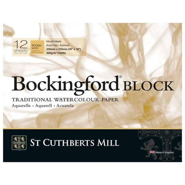 Bockingford Suluboya Blok Rough 300 gr 410x310mm 12 yp ürün görseli 1