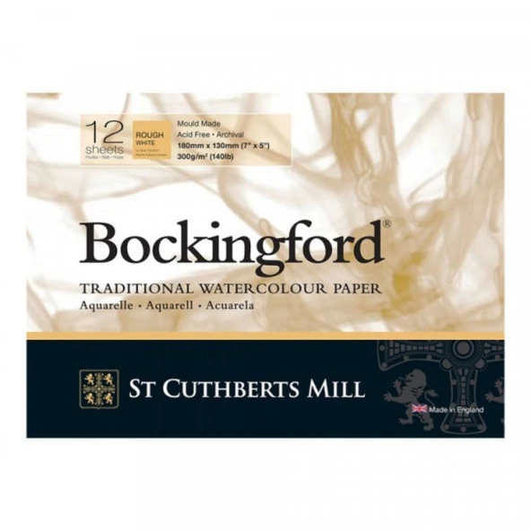 Bockingford Suluboya Blok Rough 300 gr 180x130mm 12 yp ürün görseli 1