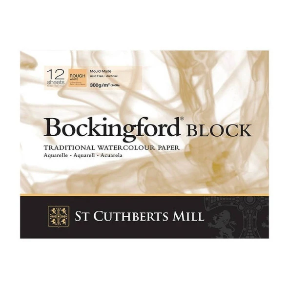 Bockingford Suluboya Blok Rough 300 gr 297x210mm (A4) 12 yp ürün görseli 1