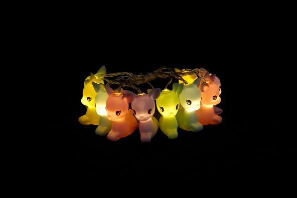 Dhink Deer String Ledli Zincir Gece Lambası - Resim 4