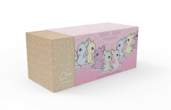 Dhink Deer String Ledli Zincir Gece Lambası - Resim 5