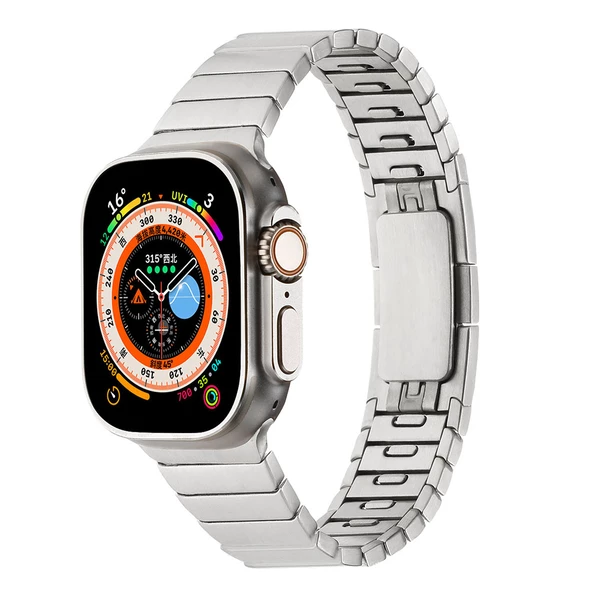 Apple Watch 7 41mm Zore KRD-82 Metal Kordon ürün görseli 1