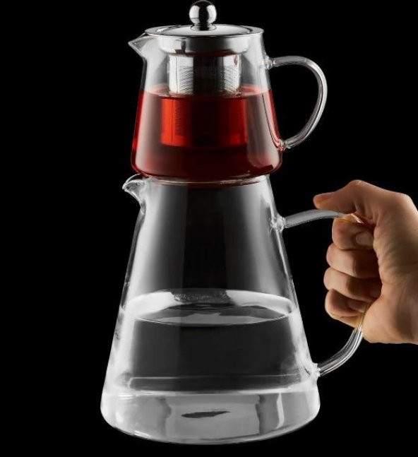 Rossel Premium Tombul Çaydanlık 1400 ml KRD-2880 ürün görseli 1
