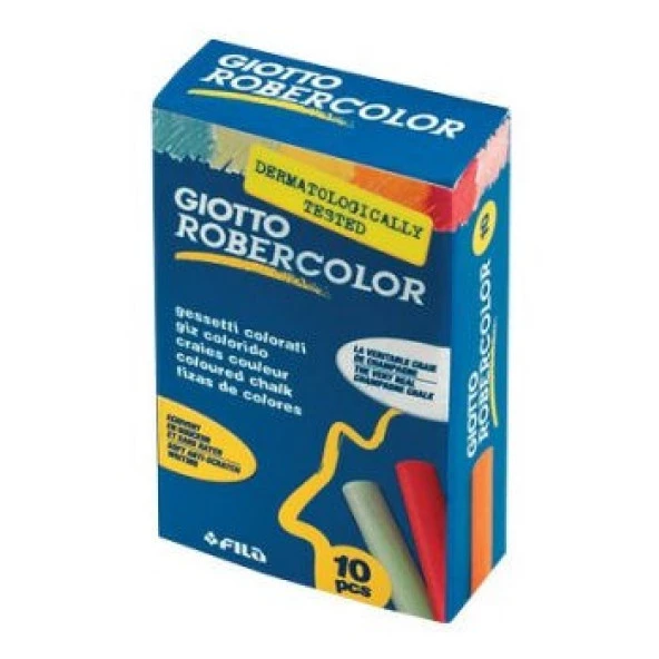 Giotto Robercolor Tebeşir KARIŞIK RENKLİ 10lu Kutu ürün görseli 1