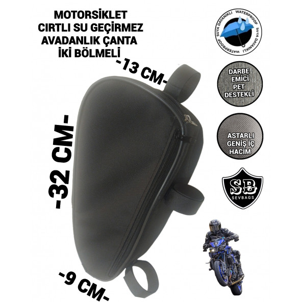 MOTORSİKLET SU GEÇİRMEZ YAN AVADANLIK ÇANTALARI - Resim 3