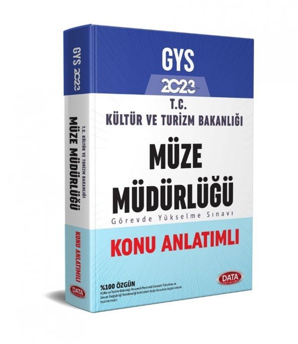 2023 GYS Kültür ve Turizm Bakanlığı Müze Müdürlüğü Hazırlık Kitabı Data Yayınları ürün görseli 1