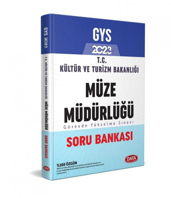 2023 GYS Kültür ve Turizm Bakanlığı Müze Müdürlüğü Soru Bankası Data Yayınları ürün görseli 1