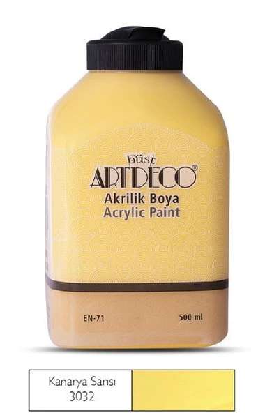Artdeco Akrilik Boya 500 ml. 3032 KANARYA SARISI ürün görseli 1
