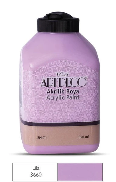 Artdeco Akrilik Boya 500 ml. 3660 LİLA ürün görseli 1