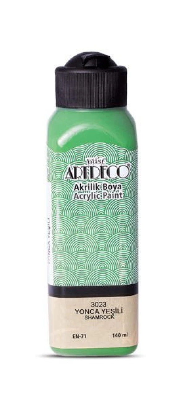 Artdeco Akrilik Boya 140 ml. 3023 YONCA YEŞİLİ ürün görseli 1