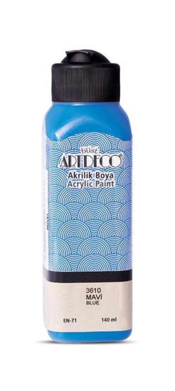 Artdeco Akrilik Boya 140 ml. 3610 MAVİ ürün görseli 1