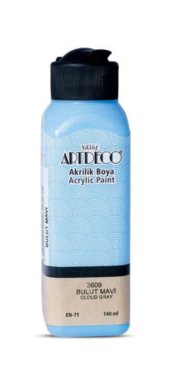 Artdeco Akrilik Boya 140 ml. 3609 BULUT MAVİ ürün görseli 1