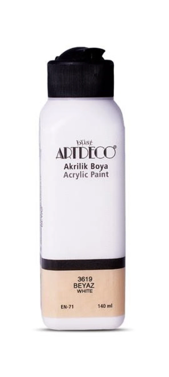Artdeco Akrilik Boya 140 ml. 3619 BEYAZ ürün görseli 1
