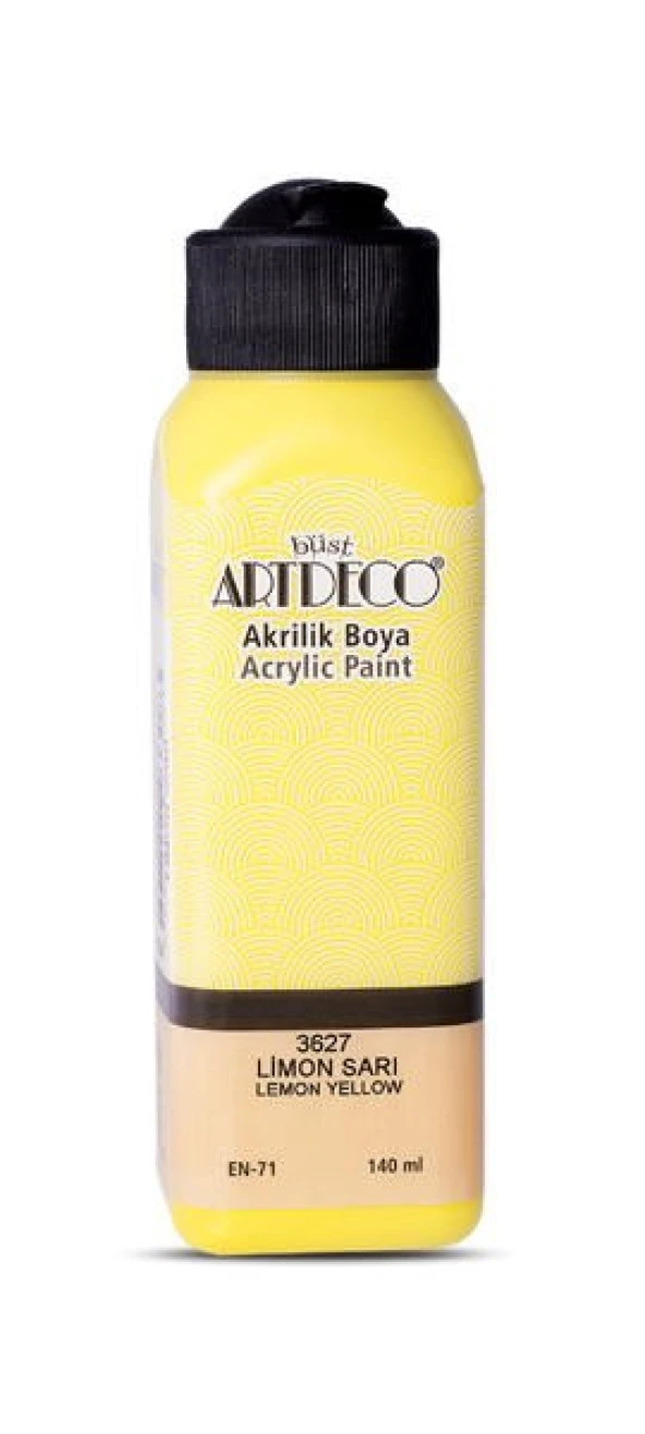 Artdeco Akrilik Boya 140 ml. 3627 LİMON SARI ürün görseli 1